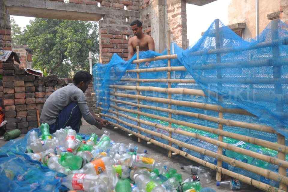 India first time empty Plastic Bottles Boat Expedition Mayapur to Kolkata - 2015