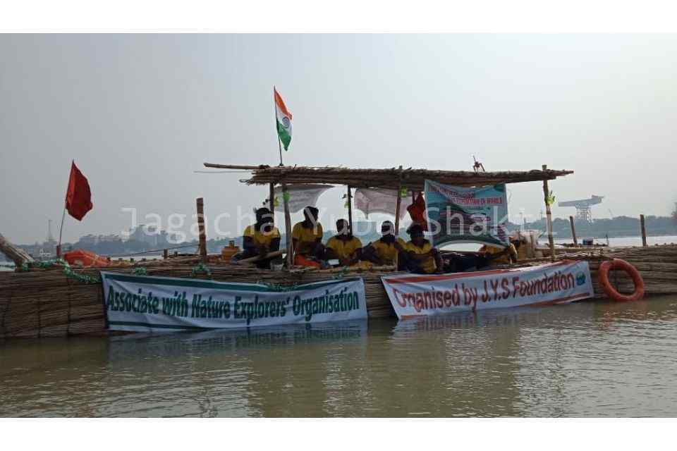 First Time Jute Sticks Boat Expedition Haldia to Kolkata in India 2018